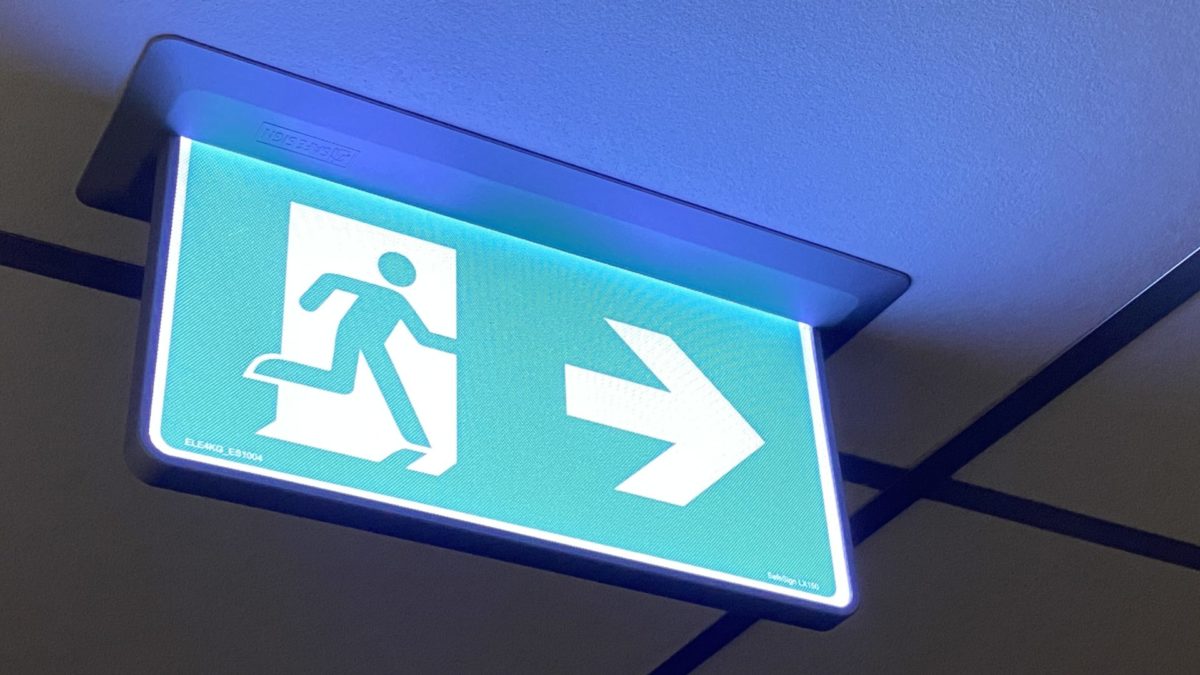 Safe Sign LX150S, with Power ON
