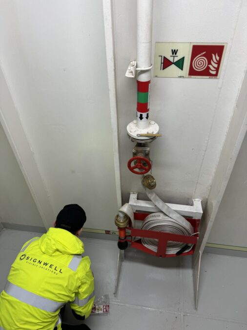 Signwell IMO Signage System implementation